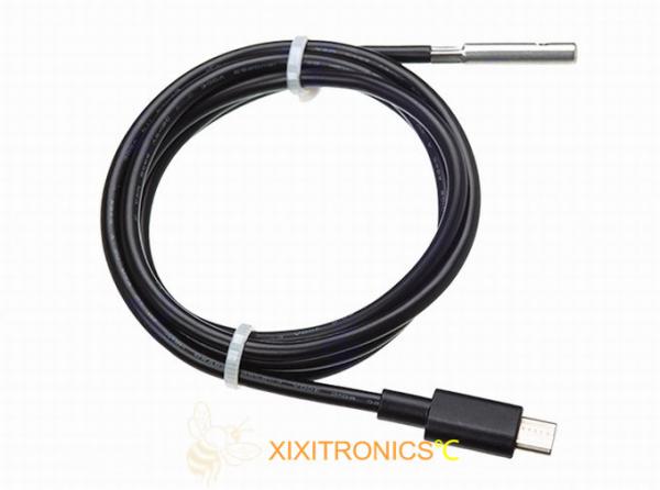 Type-C Connector Temperature Humidity Sensor Recorder SS304 housing MFT