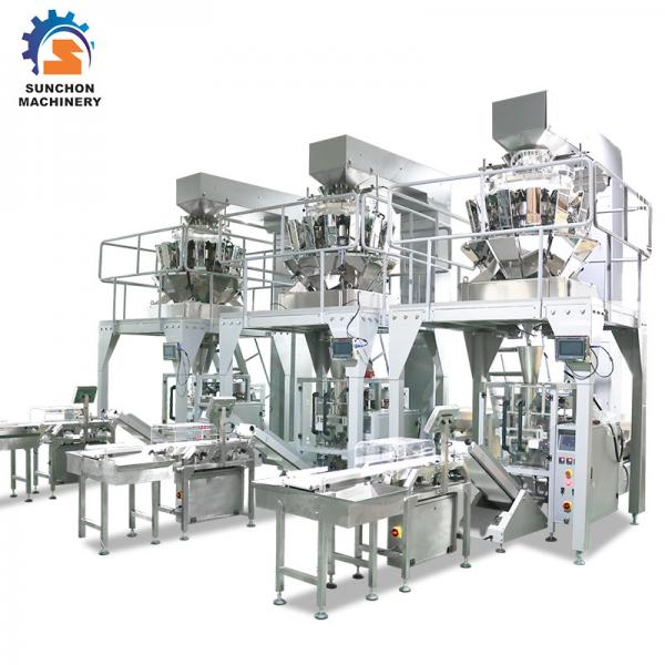 Quality Vertical Form Fill Seal Packing Machine / Omron PLC Food Bag Former for sale