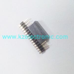 Quality 1.27mm single row pin header male header with cap for sale