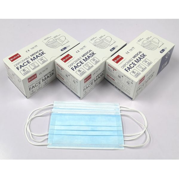3PLY Disposable Surgical Face Mask EN14683 BFE 98% Eua Approved