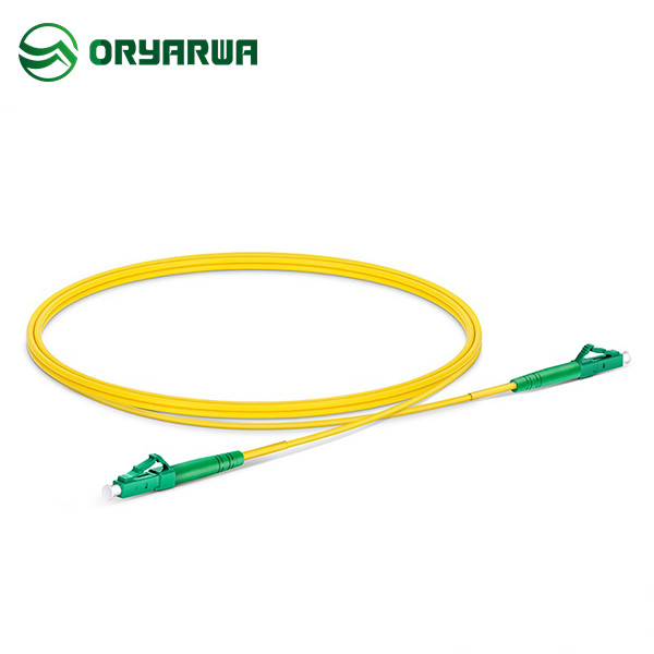 LC APC To LC APC Simplex Fiber Optic Patch Cord Single Mode Jumper