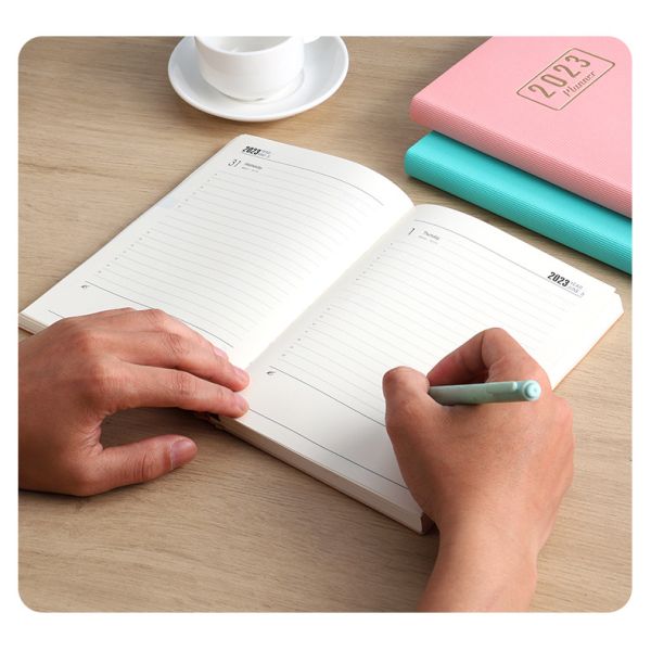 Custom Artifical PU Leather Note Book Diary Book Stationary Notebook at for Gift