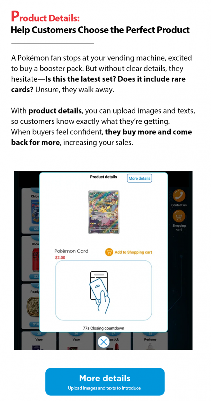Monster Collection Toy Vending Machine with Customizable Design, Remote Smart Management, and 24V Electric Heating Defogging Glass Door