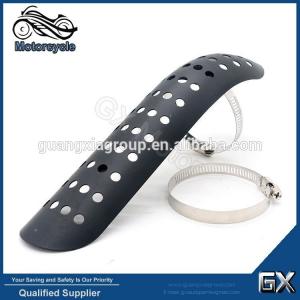 Wholesale Vintage Motocross/Motorcycle Heel Guard Exhaust Muffler Pipe Heat Shield Cover from china suppliers