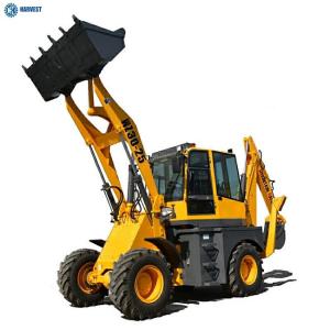 China Front Bucket 1m3 75kW Cummins Engine 0.3m3 WZ30-25 Backhoe Loader on sale
