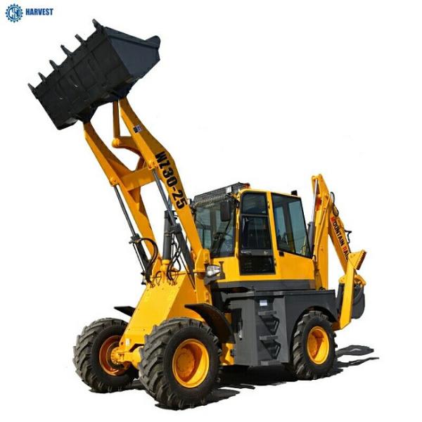 Quality Front Bucket 1m3 75kW Cummins Engine 0.3m3 WZ30-25 Backhoe Loader for sale