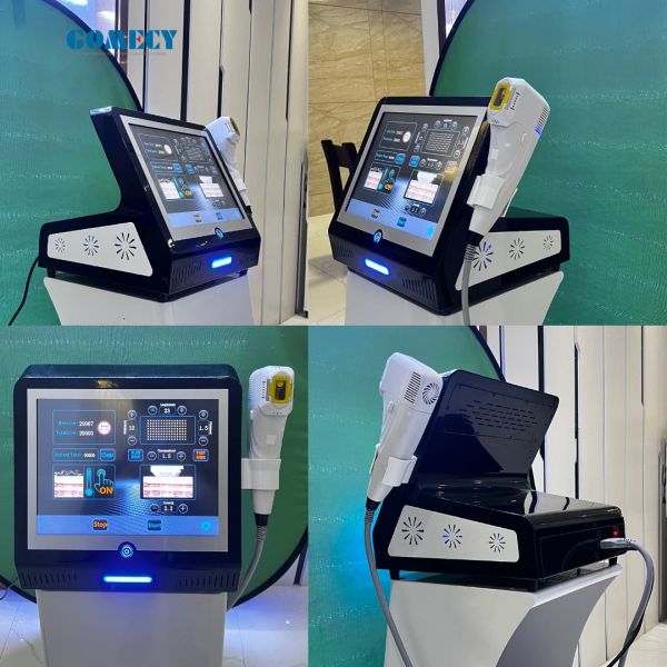 Vertical Hifu High Intensity Ultrasound Focused Korea Hifu Therapeutic Ultrasound Wrinkle Removal Face Lifting Machine