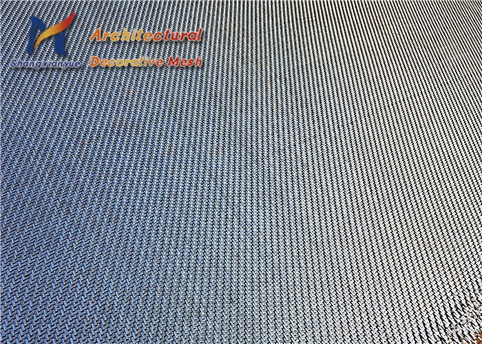 Upscale Decorative 4m Architecture Metal Mesh Space Partitions Replace Bamboo Weaving