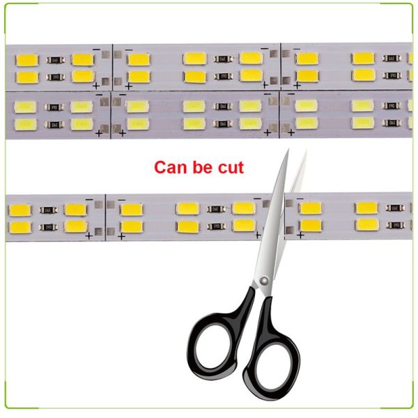 Multi Colour 24 Volt 20W LED Rigid Bar Strip Lights SMD2835 96PCS