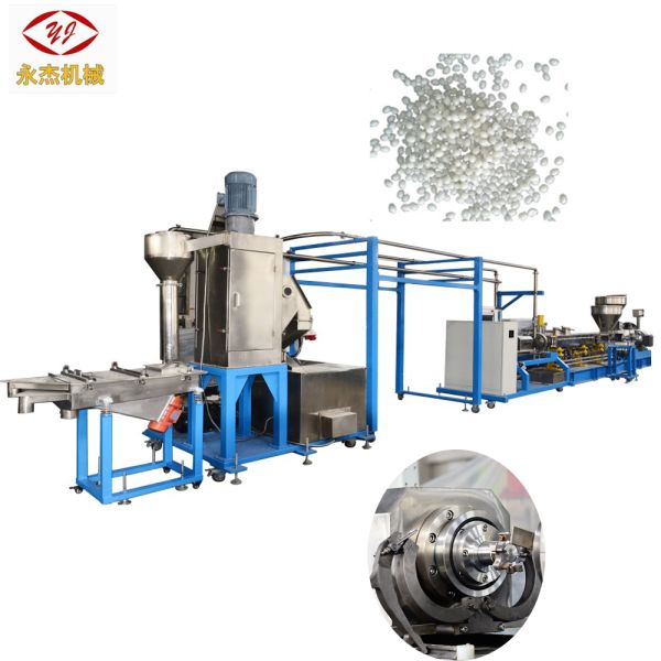 PP+SBS/SEBS Plastic & Rubber Processing Machinery Underwater Twin Screw Extruder in the Water Plastic Extruder