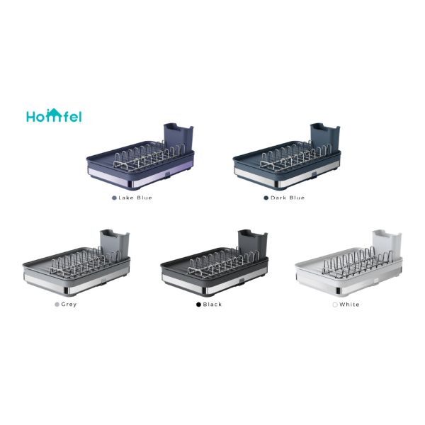 Space Saving Steel Kitchen Dish Rack For Kitchen Organization And Storage