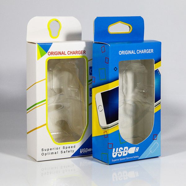 Custom Design Wireless Charger Packaging Fast Charger Paper Box Mobile Charger Packaging Gift Box