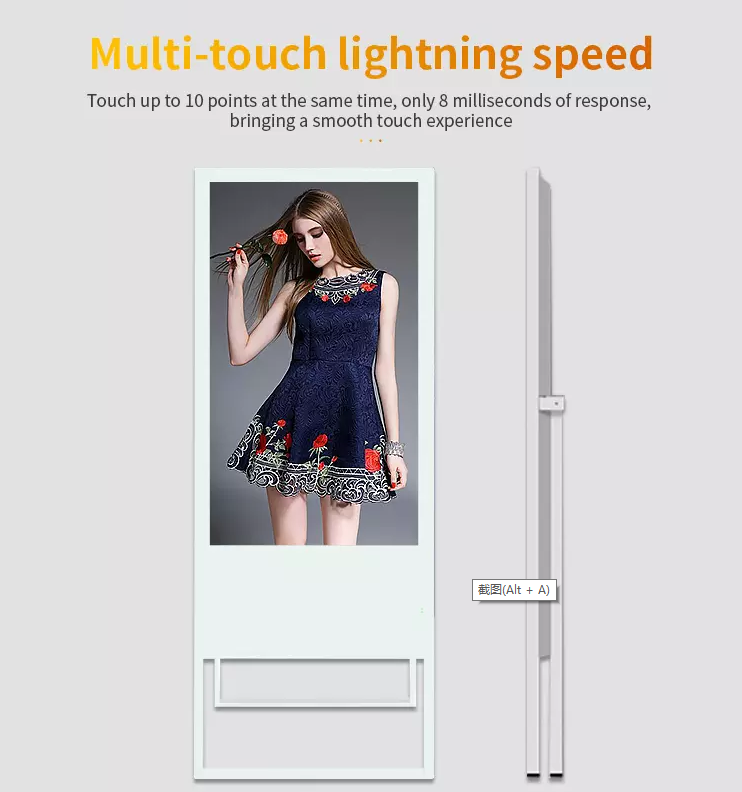 SPA Series Interactive Touch Screen Digital Signage Android Advertising Screen