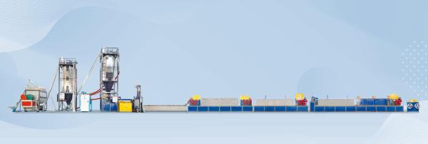 Quality Polyester PET Strap Making Machine Production Line Siemens Motor 200kg/H for sale