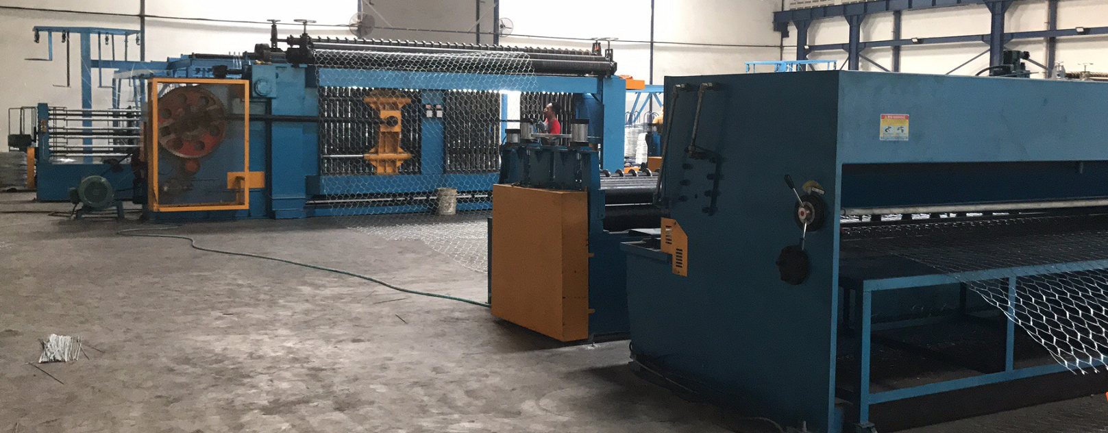 60x80 Mesh Opening Type Gabion Mesh Machine Steady Fuction High Potency