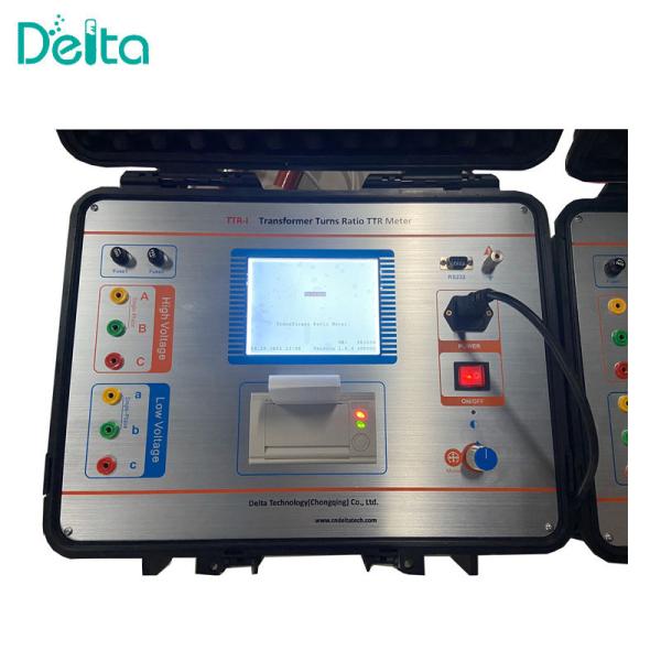 TTR-I Automatic 3 Phase Transformer Turns Ratio TTR Meter For Single Phase