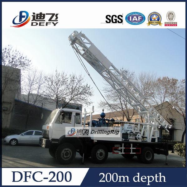 Quality Hot sale 200m truck mounted reverse circulation drilling rig DFC-200 for sale