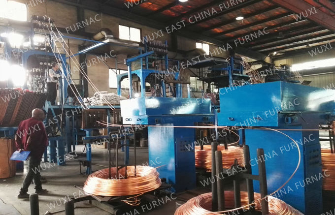 Water Cooling Upward Continuous Casting Machine For Copper Brass Processing