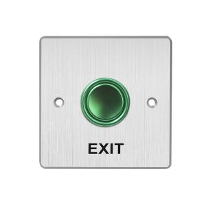 3 Colors No Nc Push Button To Exit , Waterproof Push Button Switch Long - Life Tested