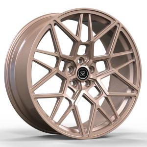 Wholesale 23inch 23x10 Concave Monoblock 1 Piece Rims Wheels Rose Gold Forged Ranger Rover Svr from china suppliers