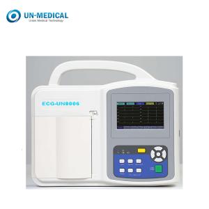 China ISO CE UN8006 Digital ECG Machine Touch Screen Three Channels on sale
