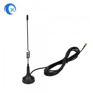 China Indoor GSM GPRS 2dBi Magnetic Whip Antenna With SMA Male Connector on sale