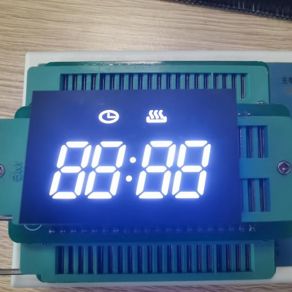 Custom Design Low Cost Ultra White 4 Digit LED Clock Display For Oven Timer