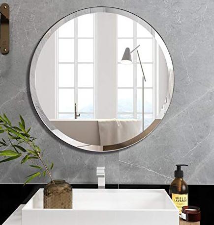 Quality Silver AluminumDecorative Mirror Glass Bathroom Float Beveled Antique Mirror Sheet for sale