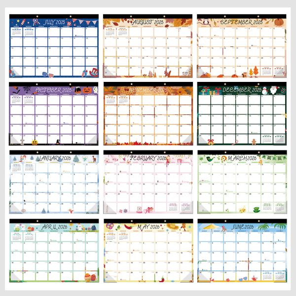 1 Calendar of Paper Business Branded Custom Desk Calendars for Promotion