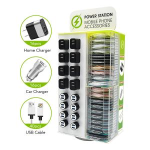 China Mobile Phone Accessories Acrylic Display Racks Holder Stand Phone Station Usb Chargers on sale