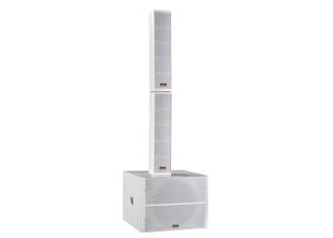 Conference Room Line Array Active Speaker White Paint 450W 8ohm