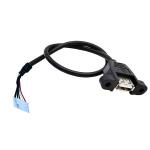 Single Layer USB Computer Case Data Cable Baffle Link Harness PH2.0-4P Custom