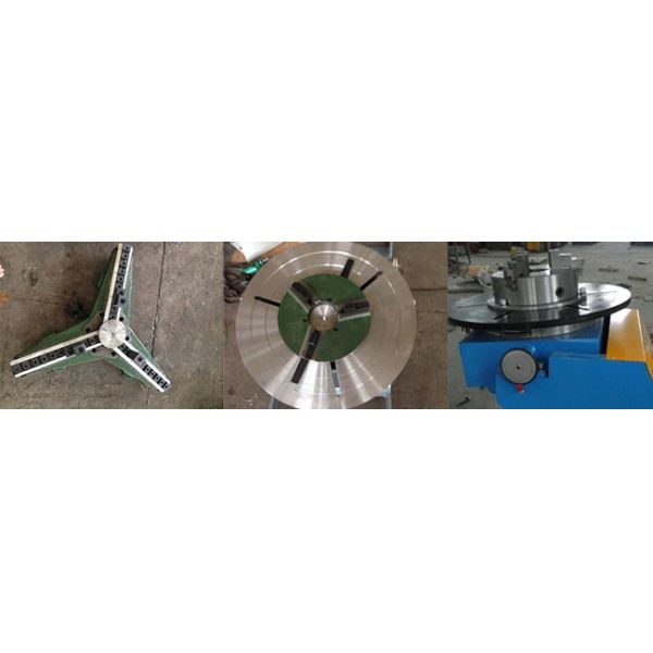 600kg Pipe Welding Positioners with Foot Pedal Control 1.1 KW Tilting Power