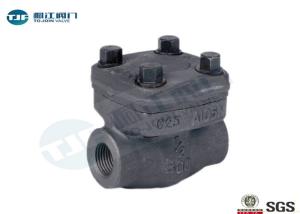 Horizontal Piston Type Non Return Check Valve NPT Threaded Forged A105 Made