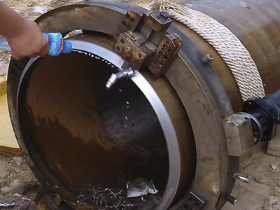 56 Inch Pipe Cutting And Beveling Machine Tube Cold Cutting And Groove Machine