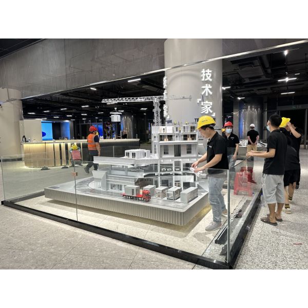 Aecom Basswood Miniature Architectural Models Xiamen TOD 5M x 6M Base Size