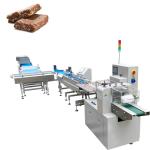 Full automatic flow wrap food sorting and packing line