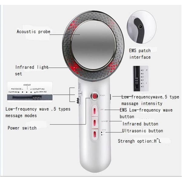 Ultrasonic Frequency 1M EMS Body Slimming Machine 50HZ To 60HZ