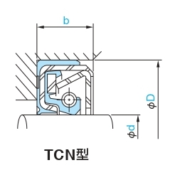 TCN OEM Skeleton Excavator Oil Seal Replacement NBR Hydraulic Seal Kit For heavy machinery