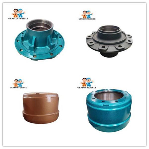 Casting QT450-10 Wheel Hub for Trailer Axles Truck Spare Parts