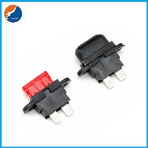 SL-703C UL94V2 125C Auto Blade Fuse Holder 35A Tin Plated Brass Contact