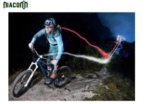 Lumigrids Rechargeable Bicycle Lights , Waterproof COB Led Bicycle Tail Light