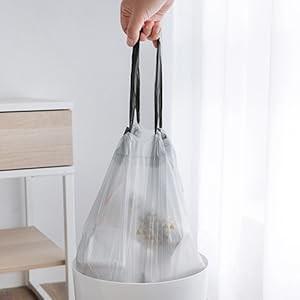 HDPE/LDPE 13 Gallon Biodegradable Garbage Bag on Roll in Beige Color with LLDPE Material