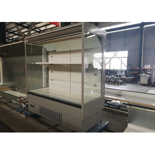 R404a Air Cooling Multideck Display Chiller Auto Defrost