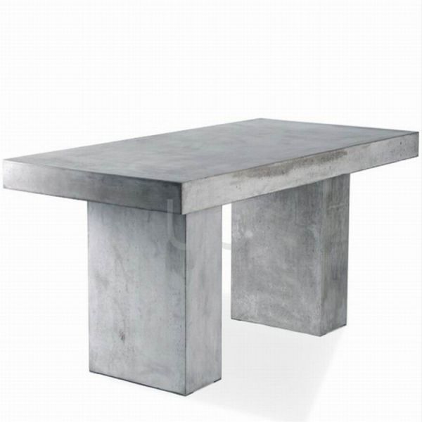 China Foshan City Concrete Patio Side Table for Outdoor Decor Concrete Table Sets Bench