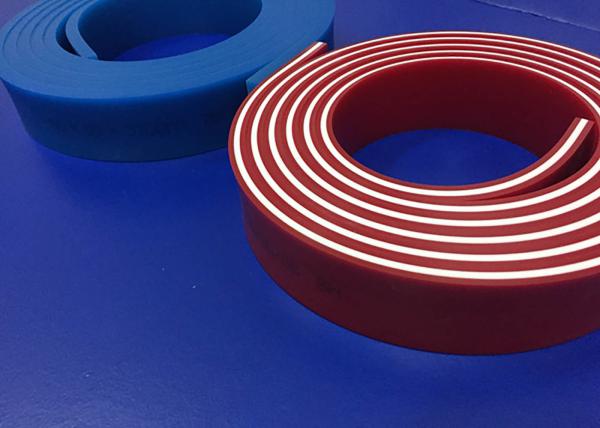 Quality 90*5 65 A Red Color Screen Printing Squeegees Roll For Printing Material for sale