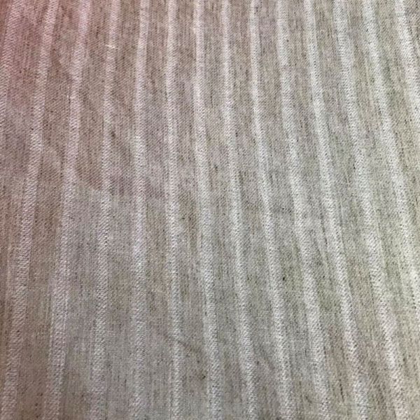 Stonewashed Stripe Linen Fabric 100gsm