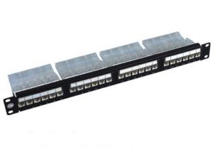 Wholesale 19&quot; 24 Port Rack Mount Patch Panel Cat6 110-IDC UTP Unshielded For Cabling from china suppliers
