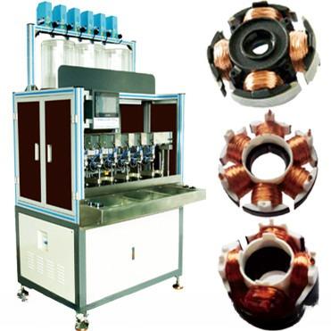 Multi-pole Ring Armature Coil Winding Machine With 5-axis Control and Motor