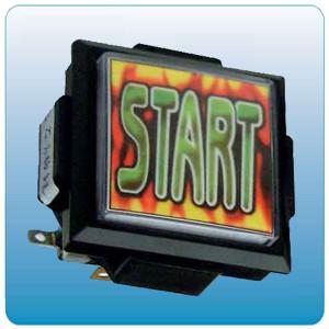 Wholesale Start Push Button Arcade Game Machine Parts With Micro Switch 60mm X 60mm Size from china suppliers